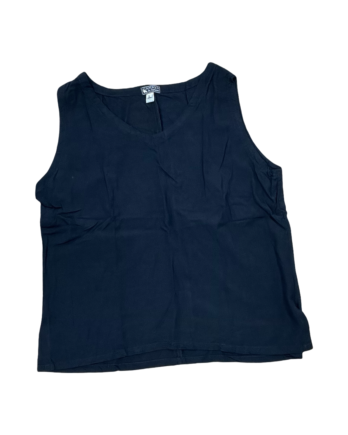 Top Sleeveless By Clothes Mentor In Black, Size:S