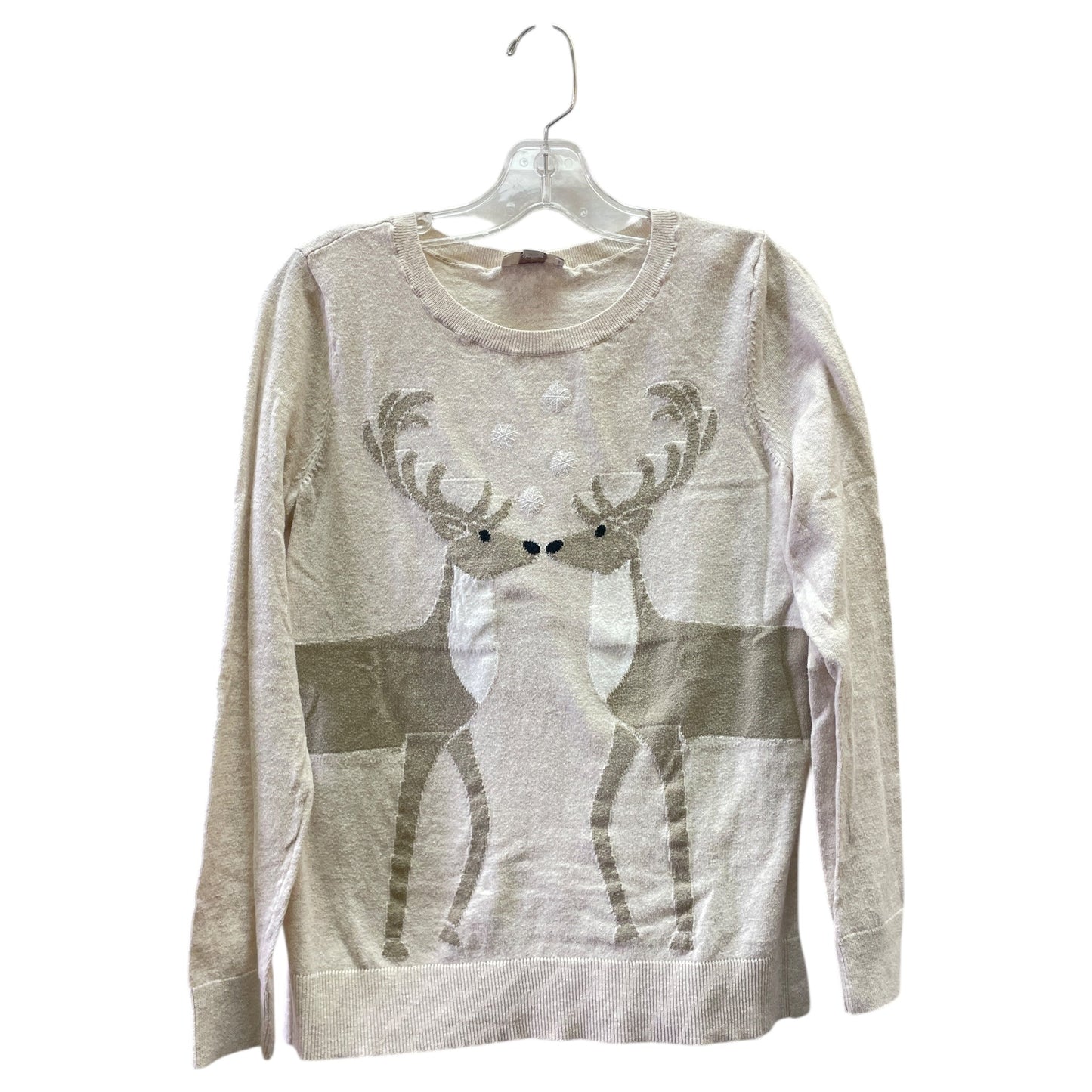 Sweater By Loft In Cream, Size:M