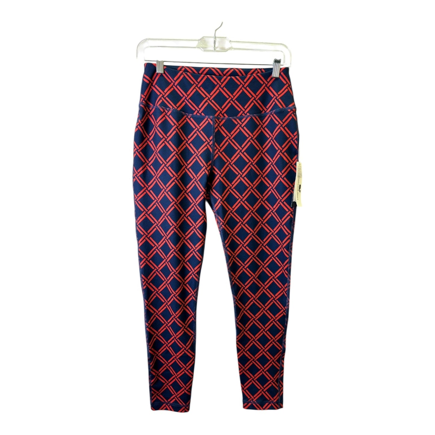 Athletic Leggings By Vineyard Vines In Blue & Red, Size:S