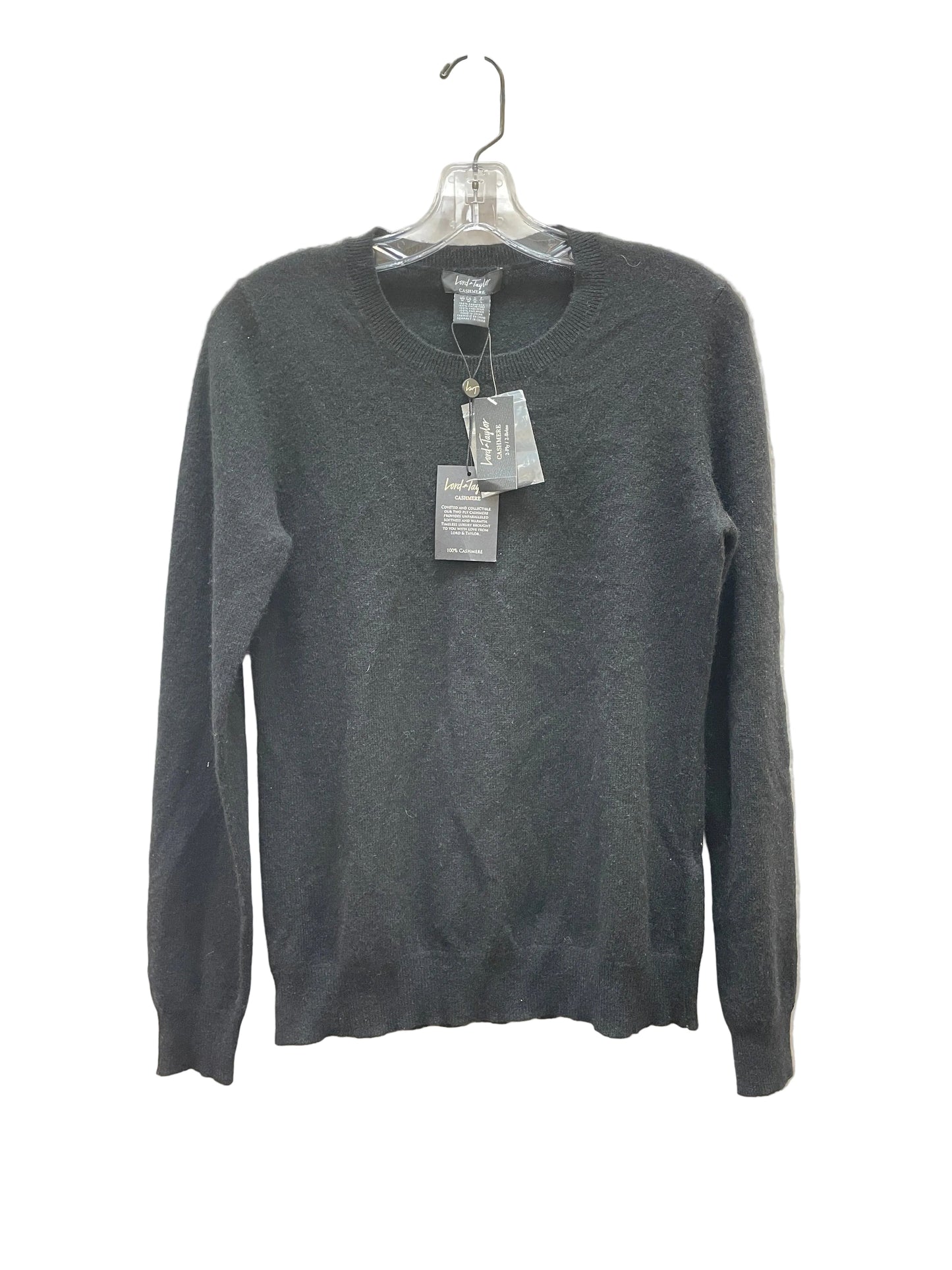 Sweater Cashmere By Lord And Taylor In Black, Size:M