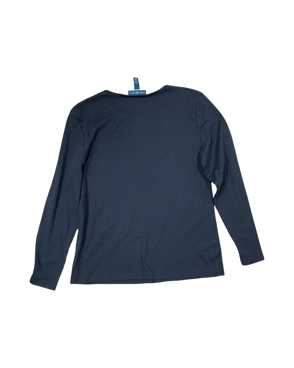 Top Ls By Karen Scott In Black, Size:L