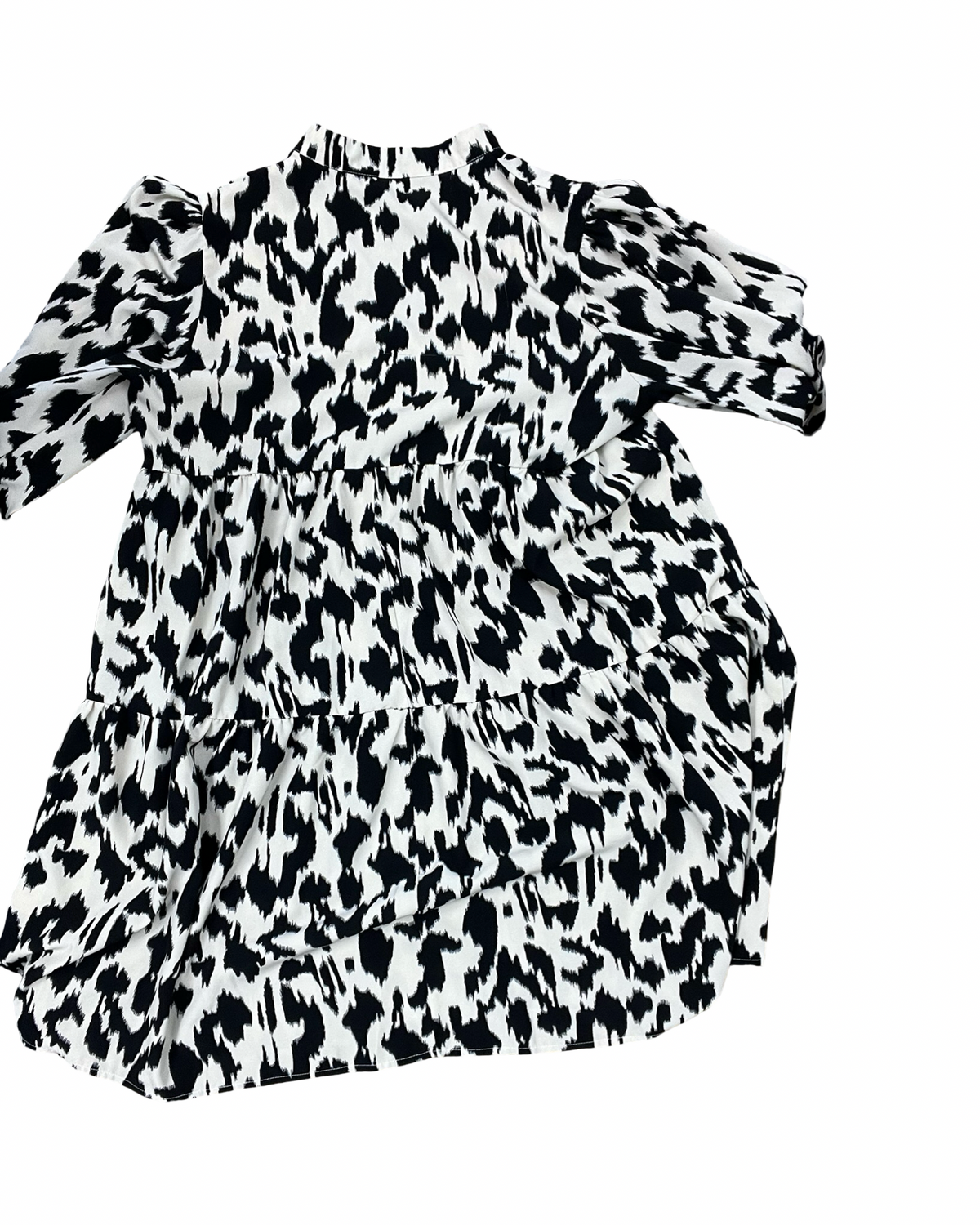Dress Work By Shein In Black & Cream, Size:L
