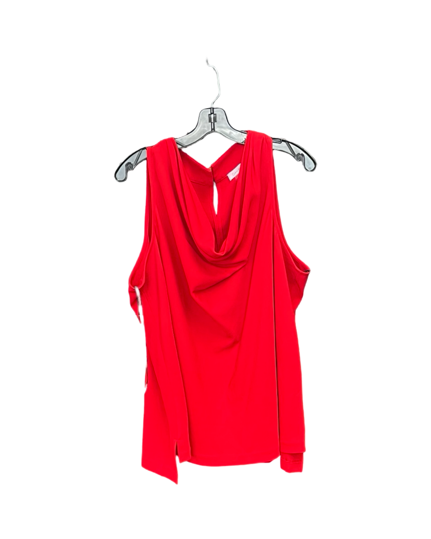 Top Sleeveless By Calvin Klein In Red, Size:2X