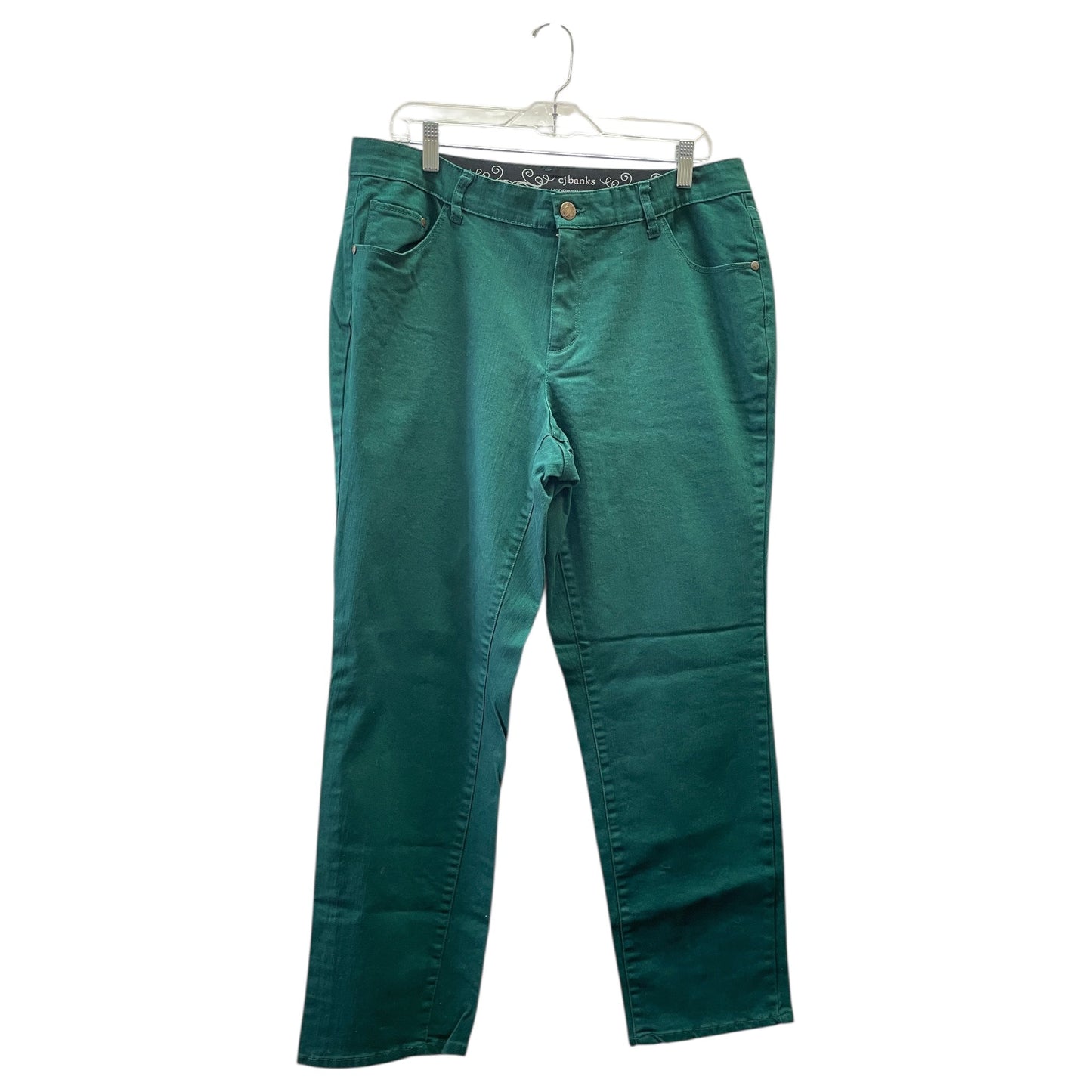 Pants Dress By Cj Banks In Green, Size:16