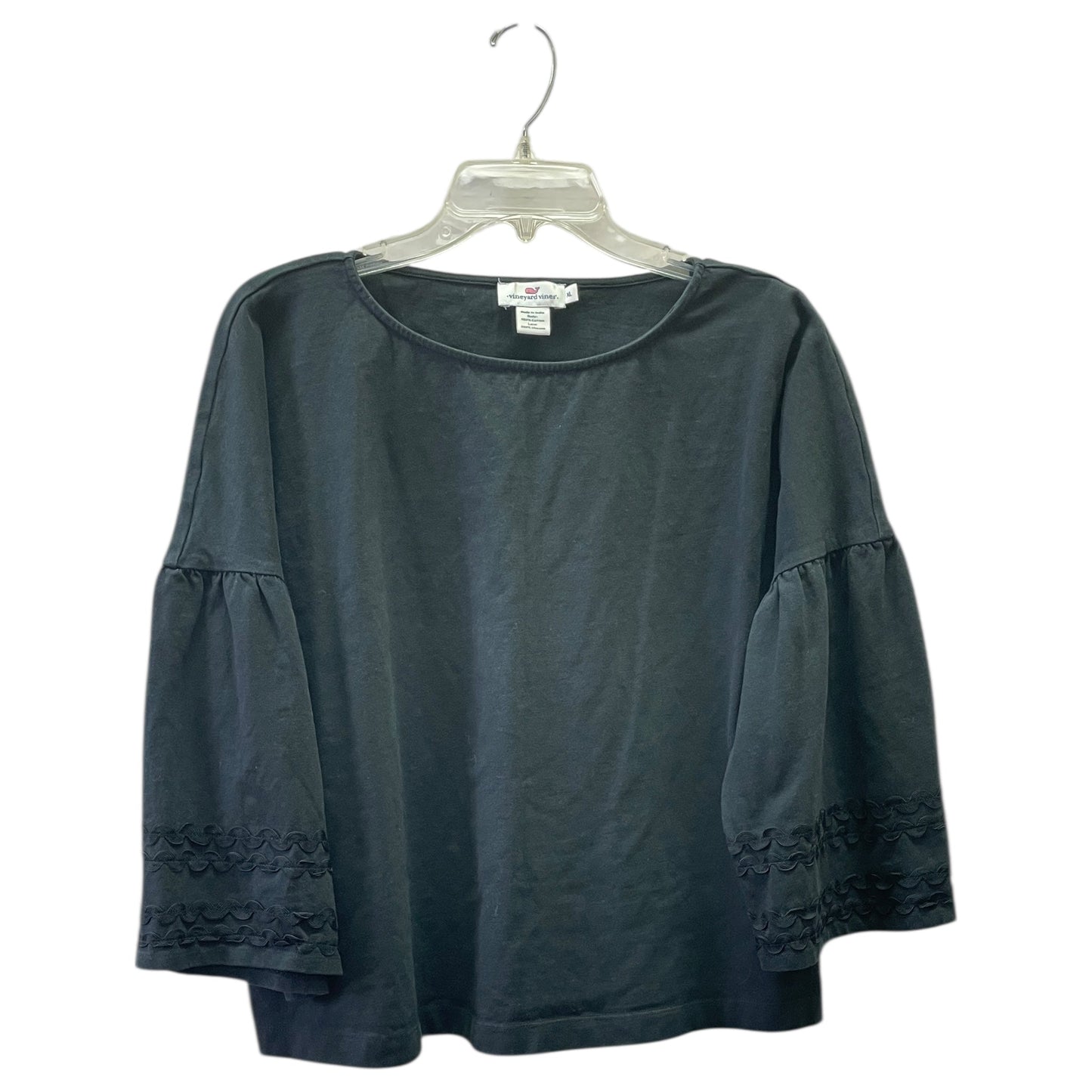 Top Ls By Vineyard Vines In Black, Size:Xl