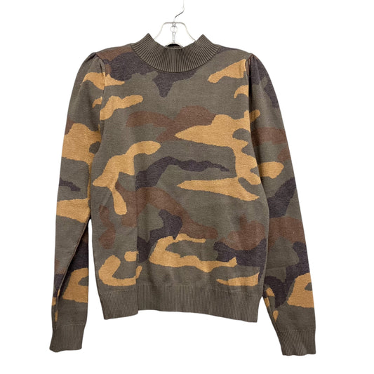 Sweatshirt Crewneck By Six/Fifty In Camouflage Print, Size:S