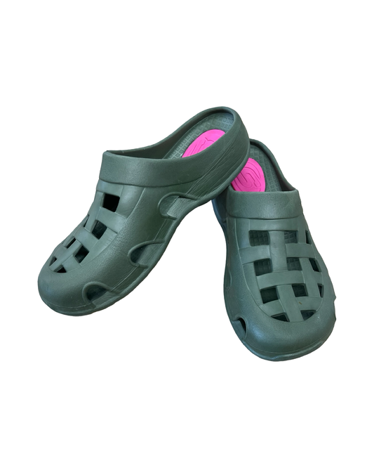 Sandals Flats By Skechers In Green, Size:8