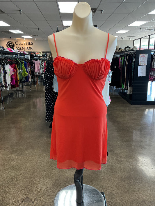 Dress Casual Short By Blue Blush In Orange, Size:S