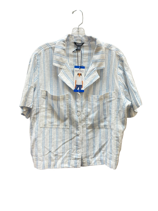 Top Ss By Buffalo David Bitton In Blue & White, Size:L