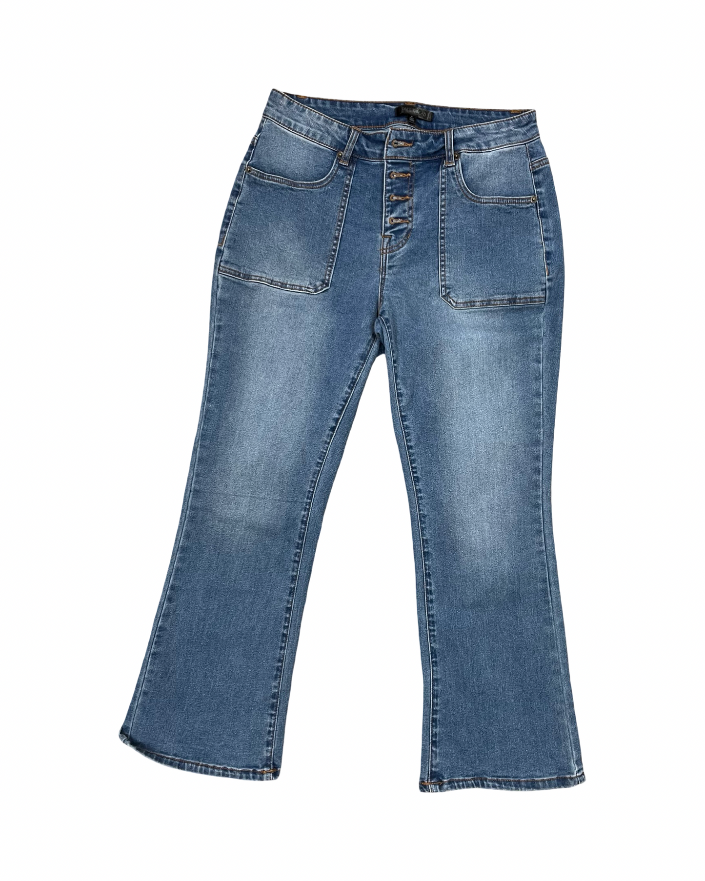 Jeans Boot Cut By Daily Thread In Blue Denim, Size:8