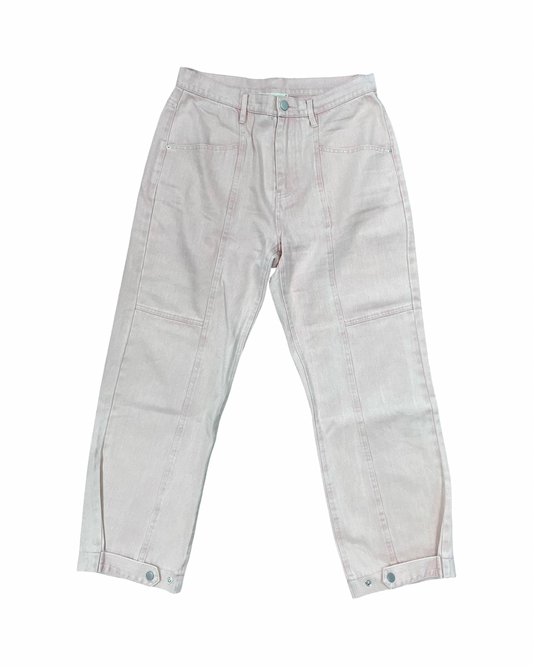 Jeans Straight By Harper In Pink Denim, Size:6