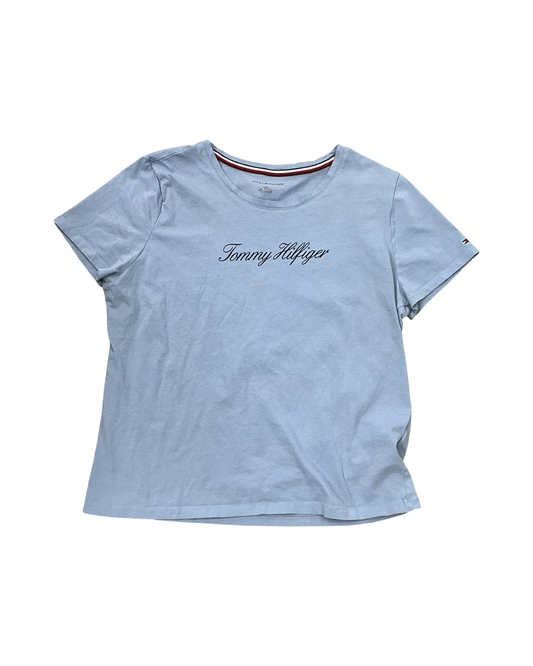 Top Ss By Tommy Hilfiger In Blue, Size:L