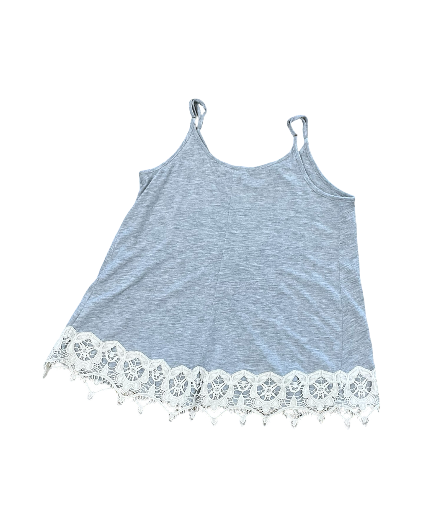 Top Sleeveless By Rewind In Grey, Size:M