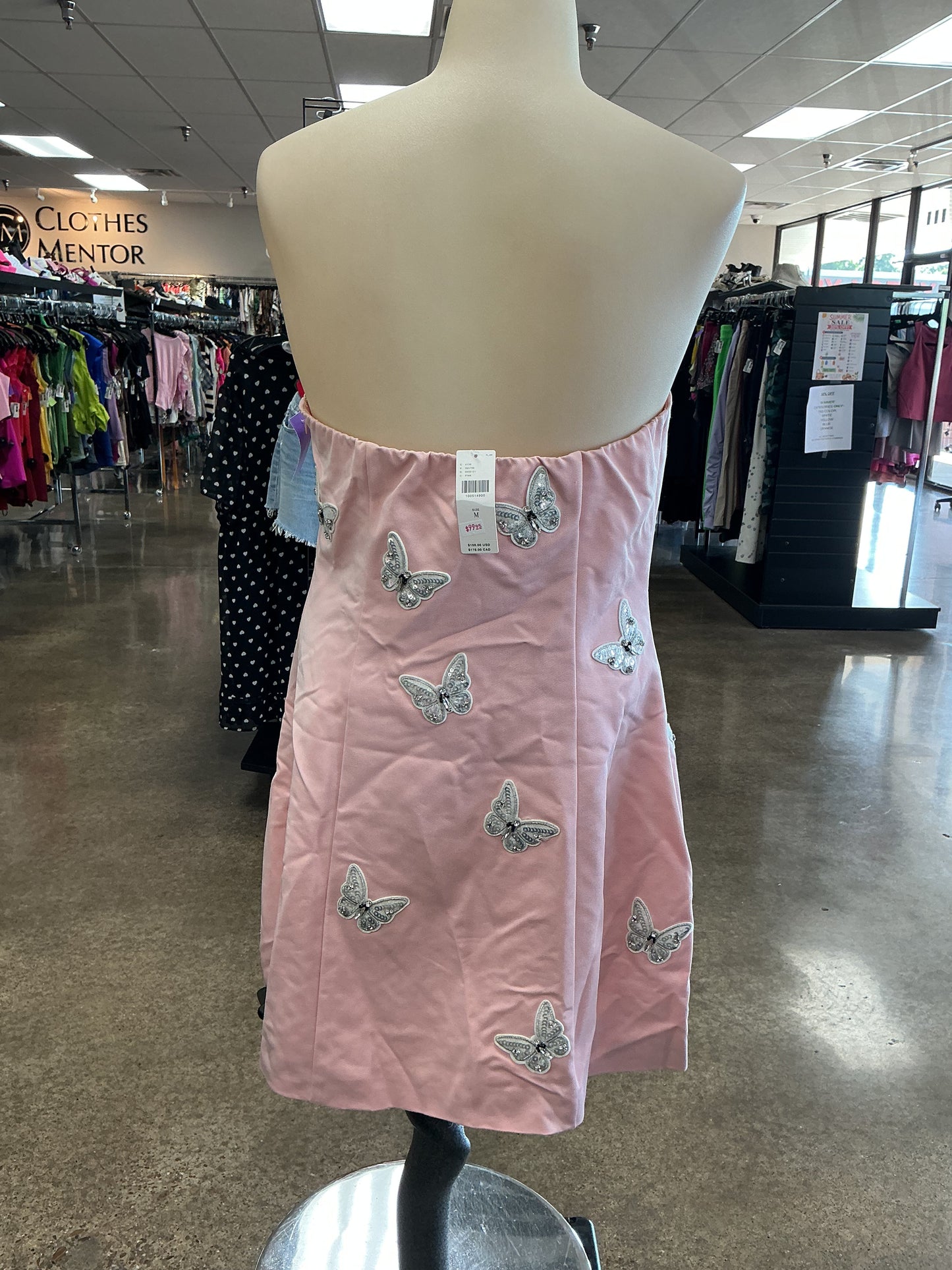Dress Casual Short By Mare Mare In Pink, Size:M