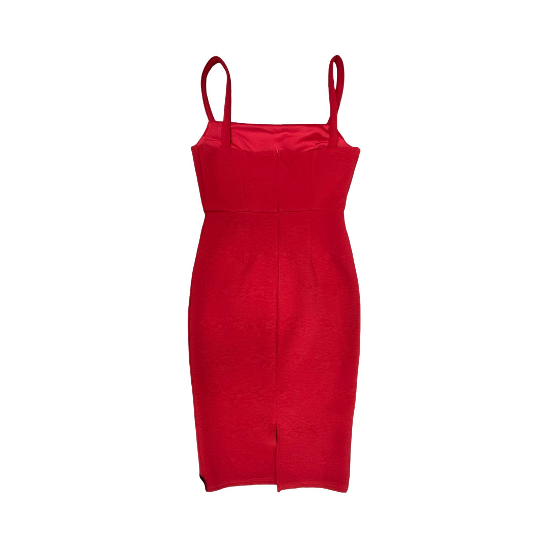 Dress Party Midi By Hello Molly In Red, Size:6