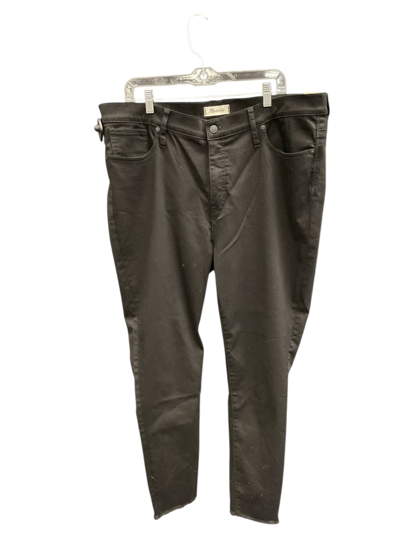 Jeans Skinny By Madewell In Black, Size:20