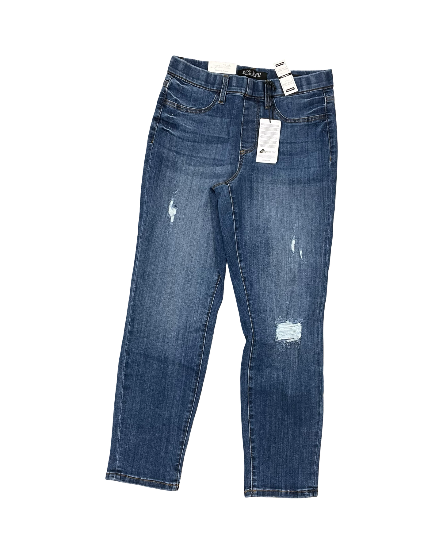 Jeans Cropped By Judy Blue In Blue Denim, Size:6