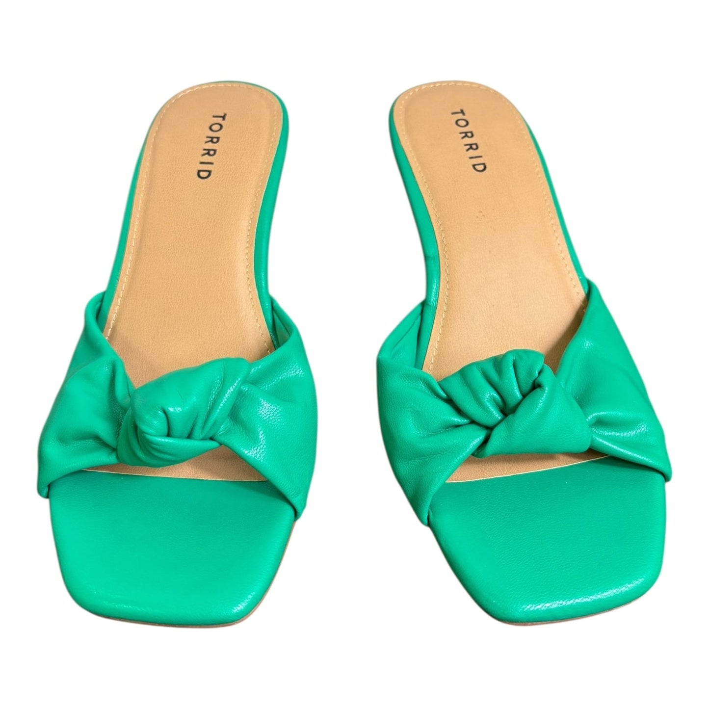 Shoes Heels Kitten By Torrid In Green, Size:9.5