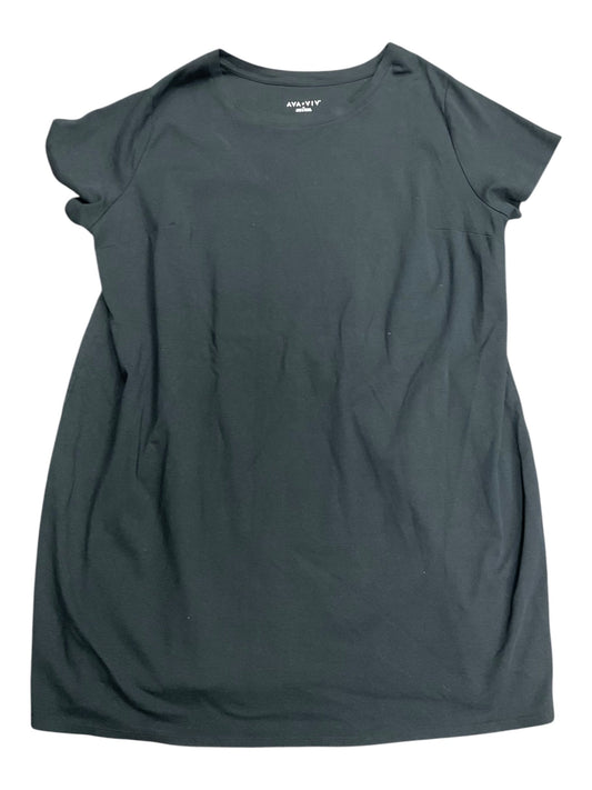 Dress Casual Midi By Ava & Viv In Black, Size:4X