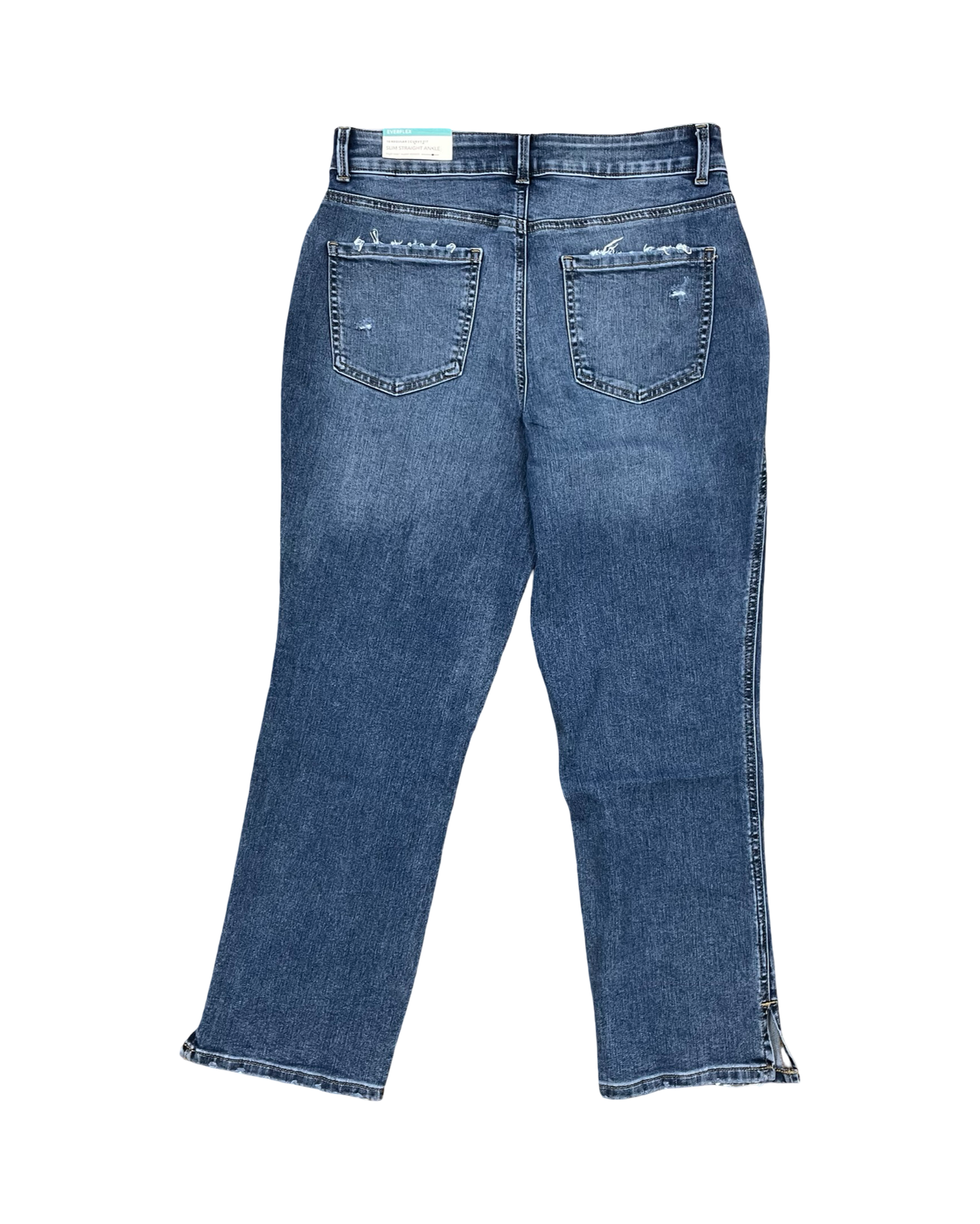 Jeans Straight By M Jeans In Blue Denim, Size:10