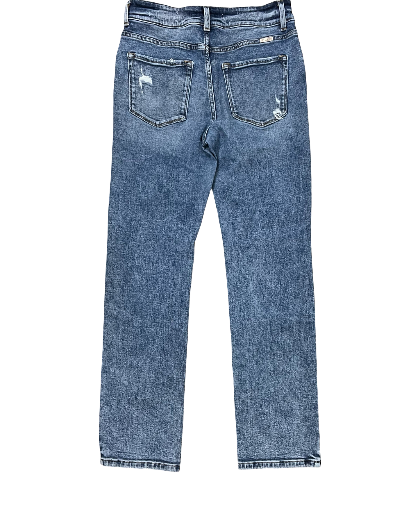 Jeans Straight By Kancan In Blue Denim, Size:6