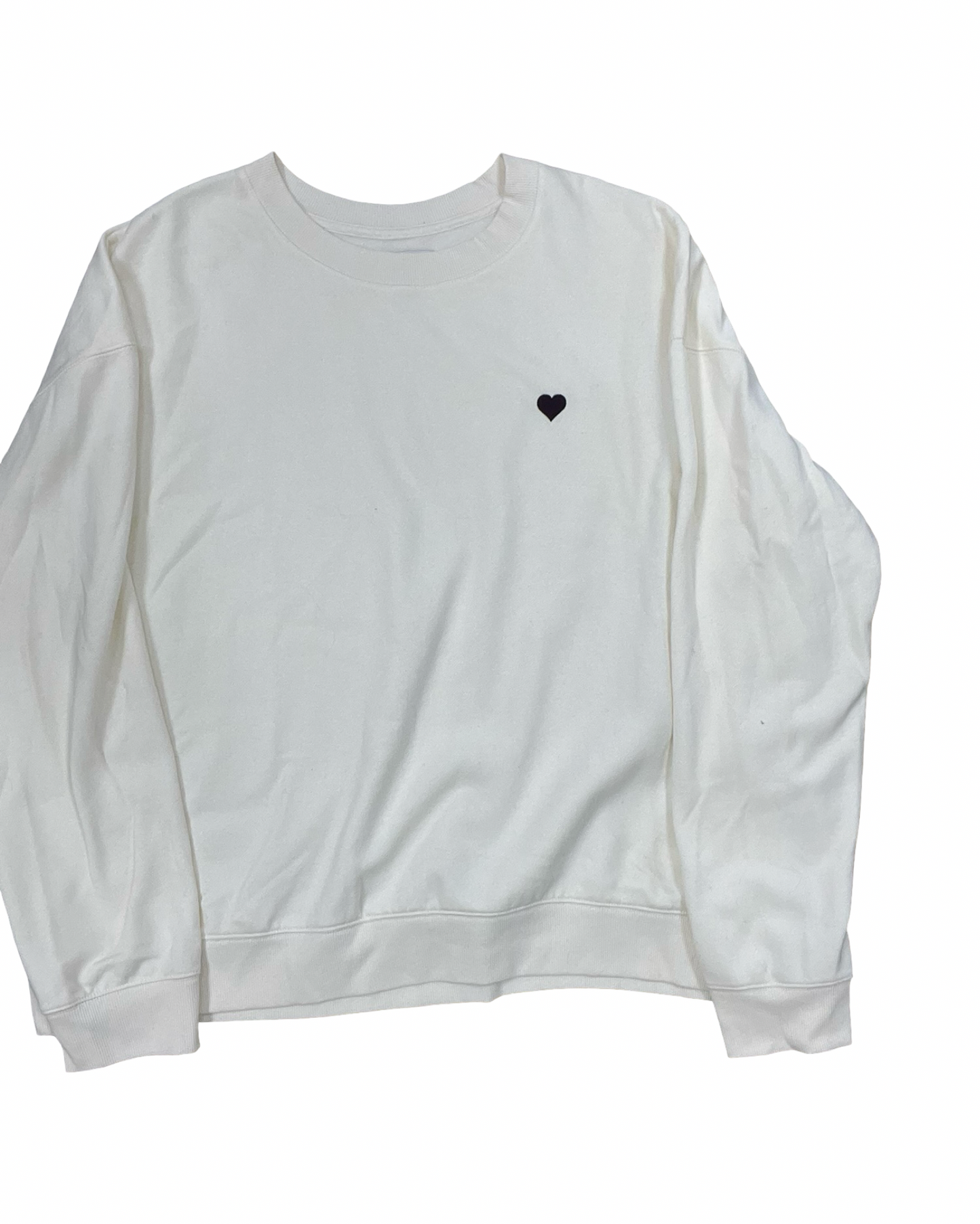 Sweatshirt Collar By Clothes Mentor In Cream, Size:1X