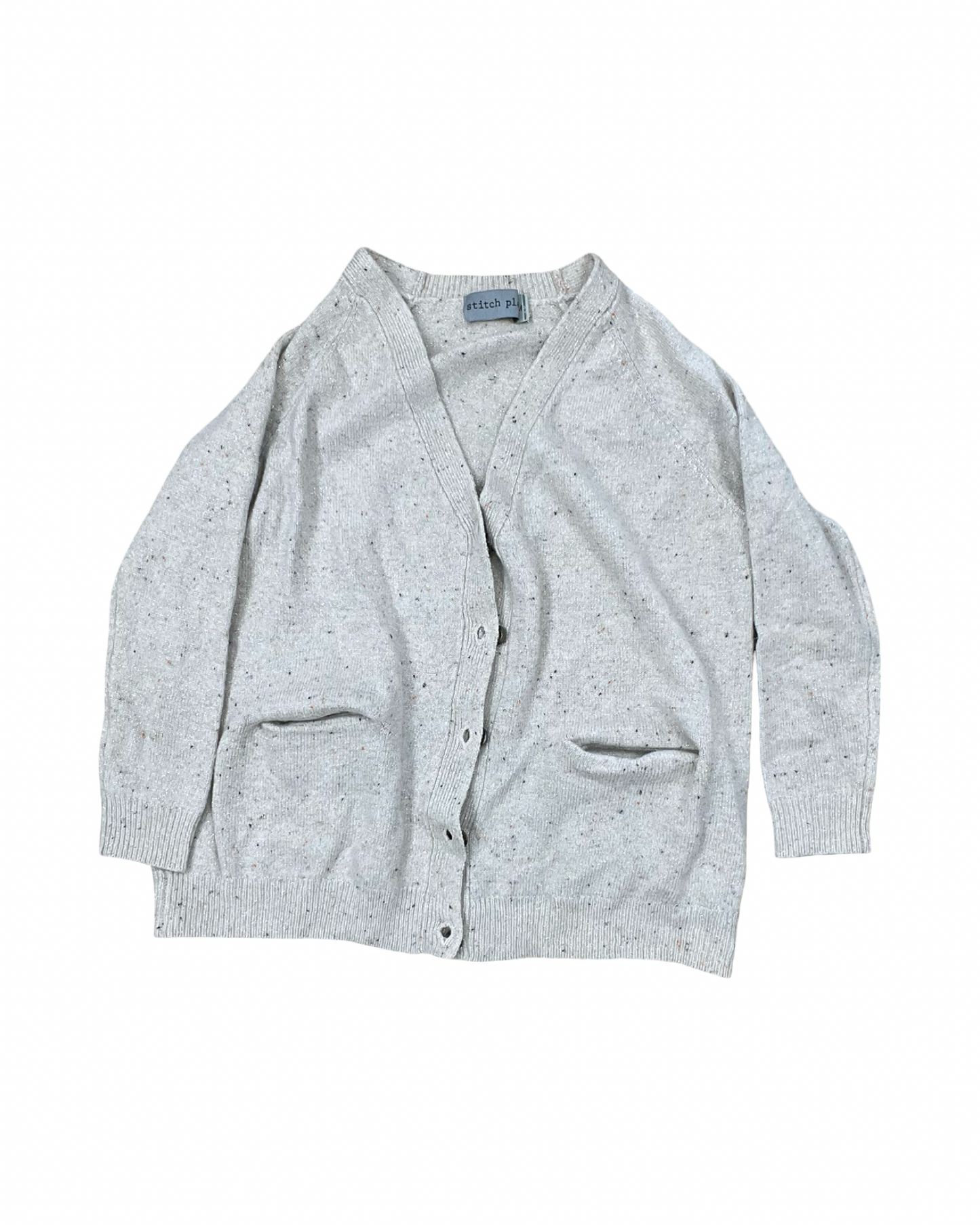 Cardigan By Clothes Mentor In Beige, Size:M
