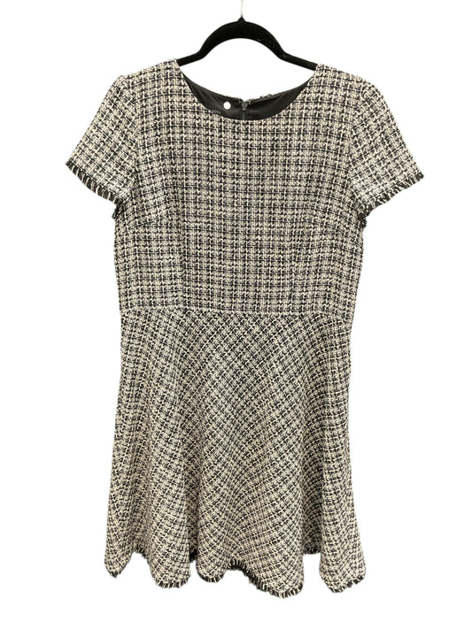 Dress Casual Midi By Talbots In Black & White, Size:12P