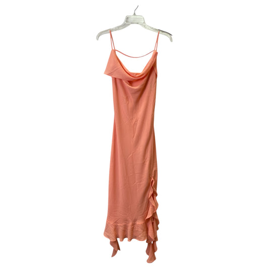 Dress Party Midi By Mare Mare In Coral, Size:Xs