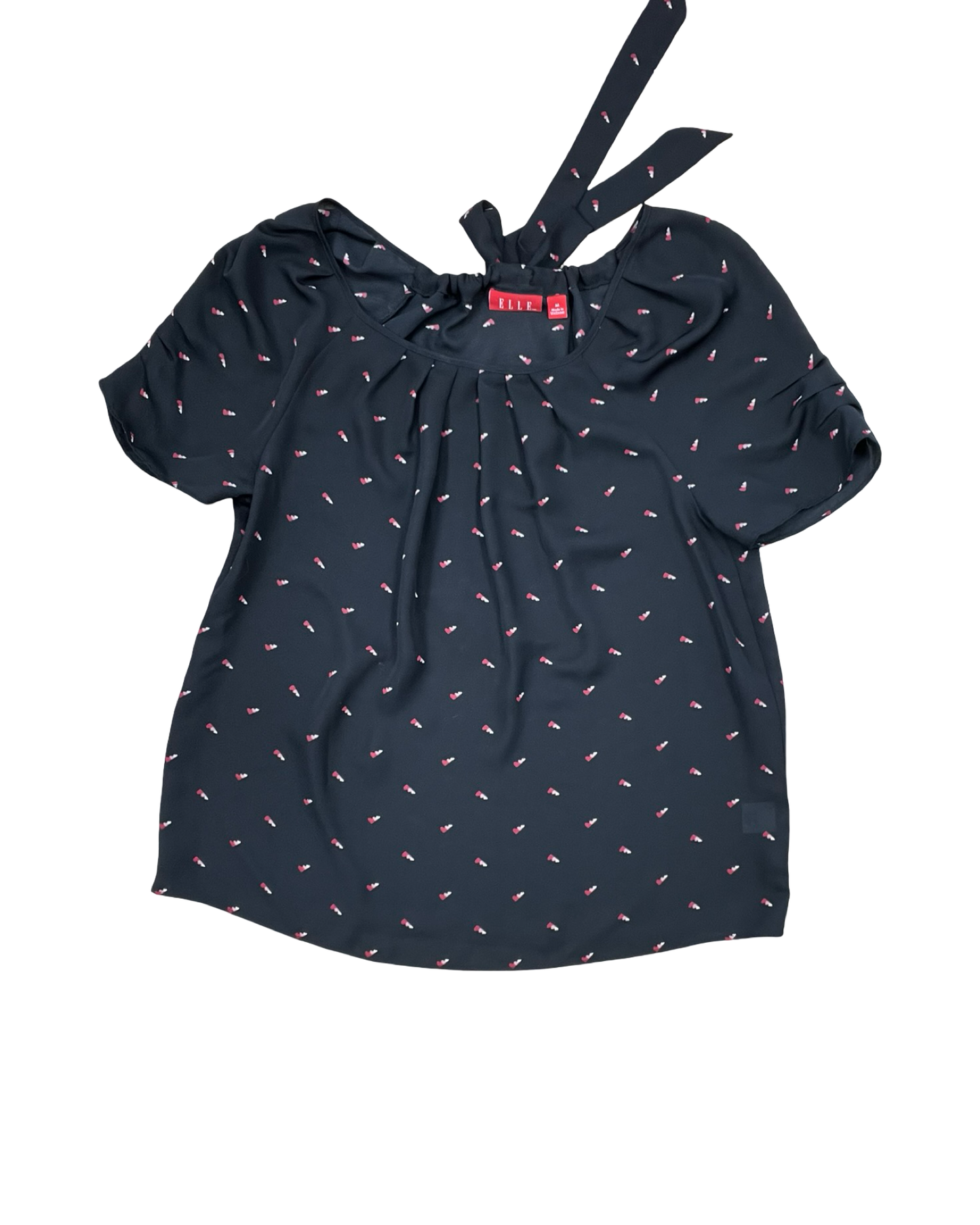 Top Ss By Elle In Black & Red, Size:M