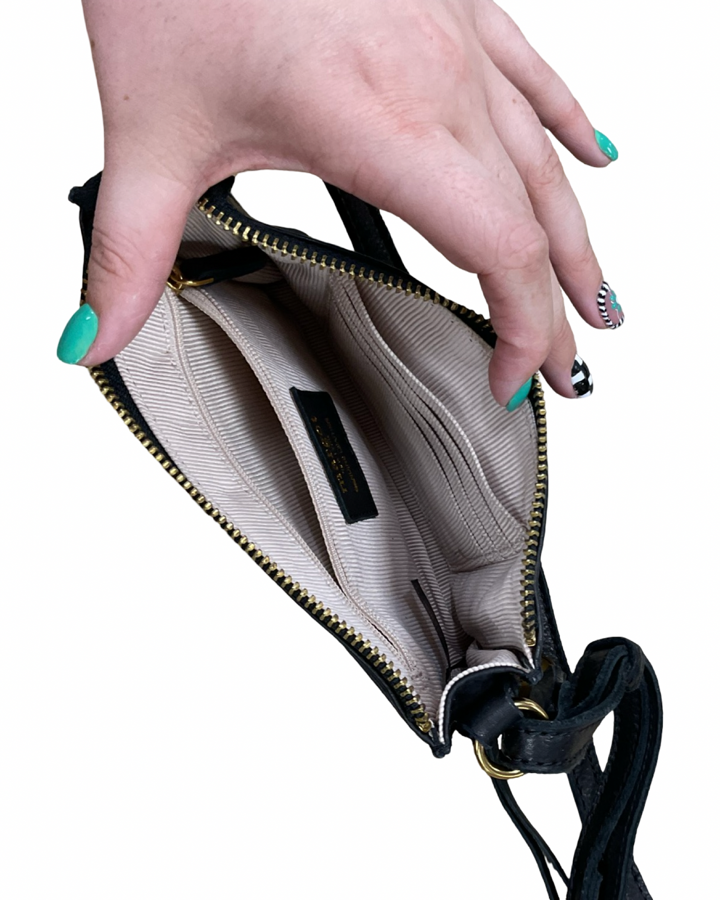 Crossbody Leather By Margot In Black, Size:Small