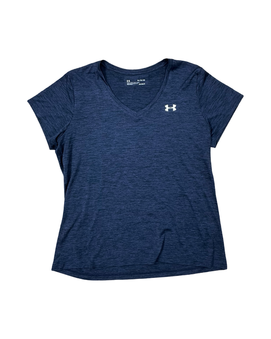 Athletic Top Ss By Under Armour In Blue, Size:Xl