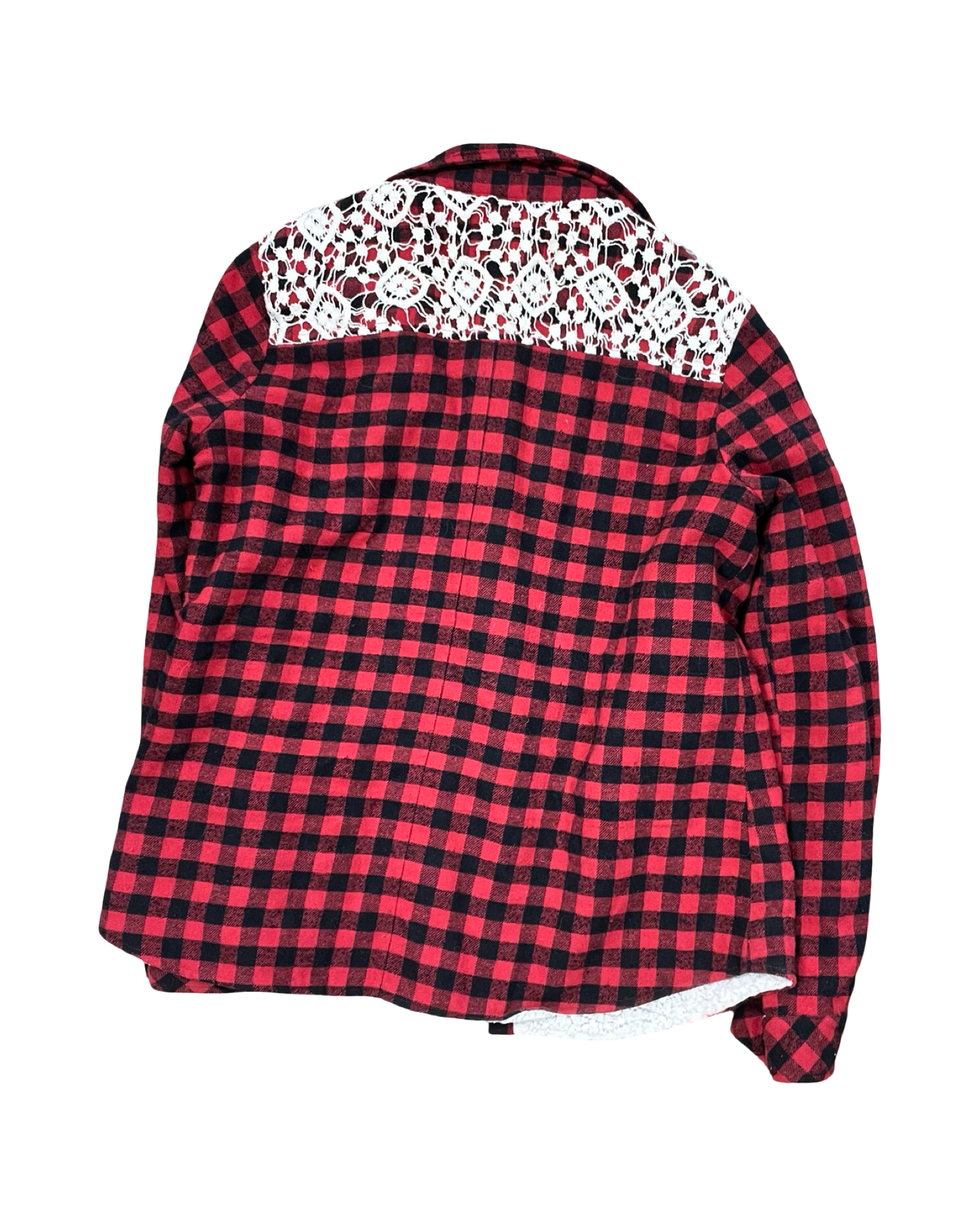 Jacket Shirt By En Creme In Red, Size:Xl