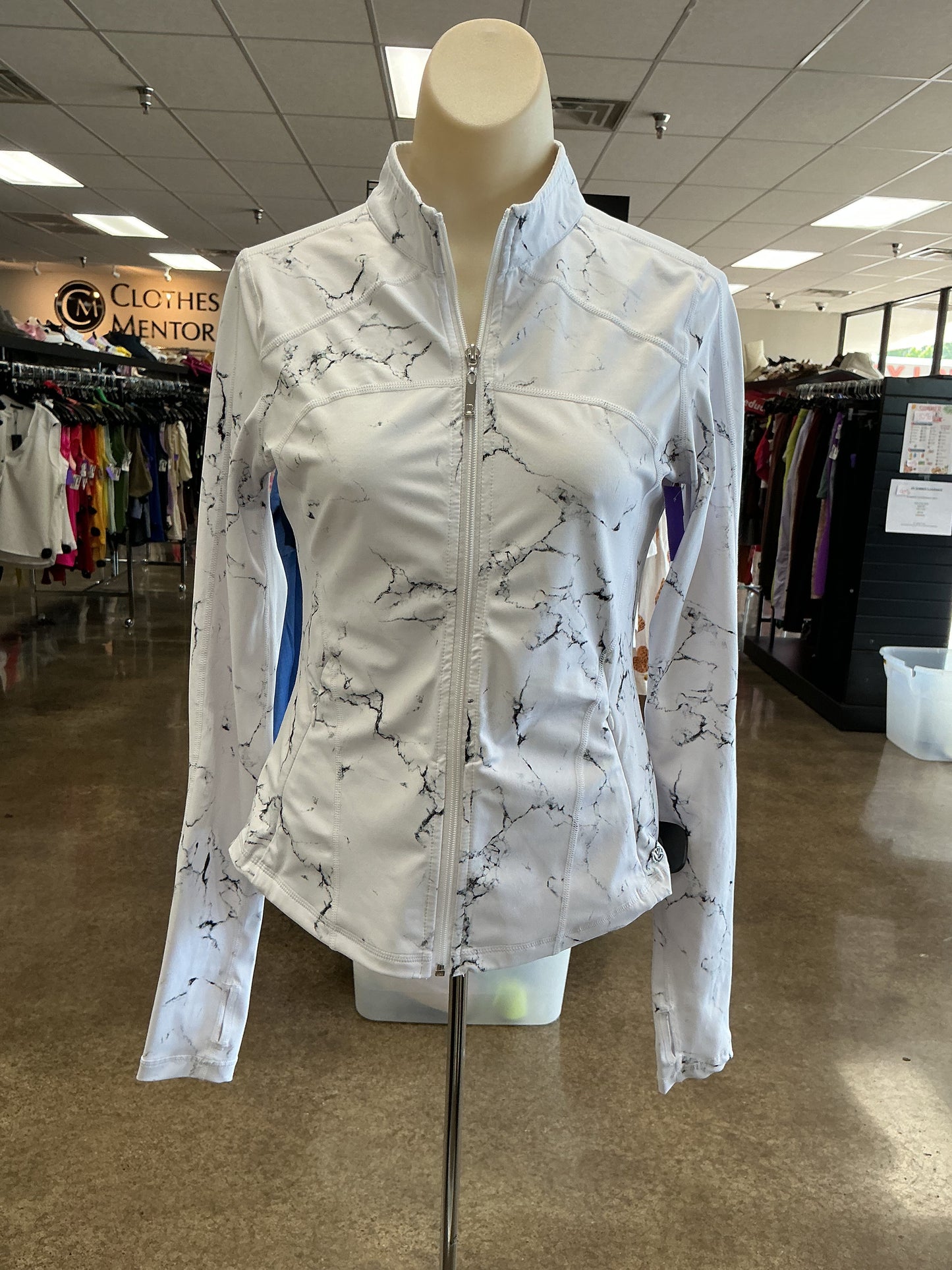 Athletic Jacket By Buffbunny In Black & Tan, Size:S