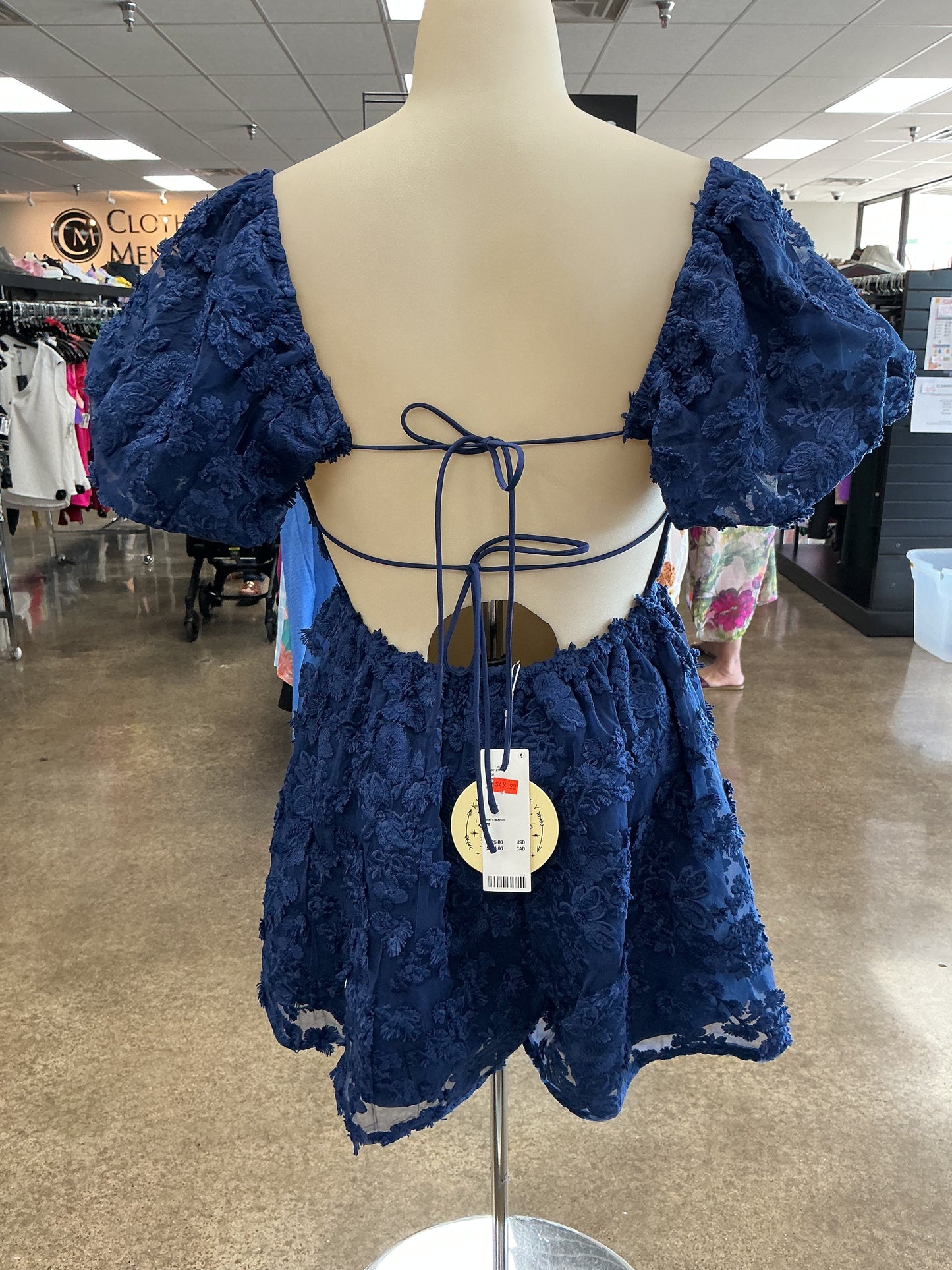 Romper By Clothes Mentor In Navy, Size:M