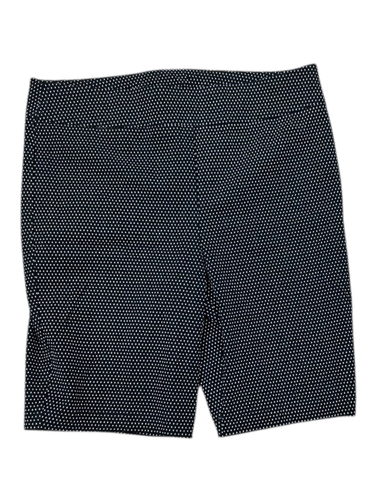 Shorts By Chicos In Black & White, Size:M