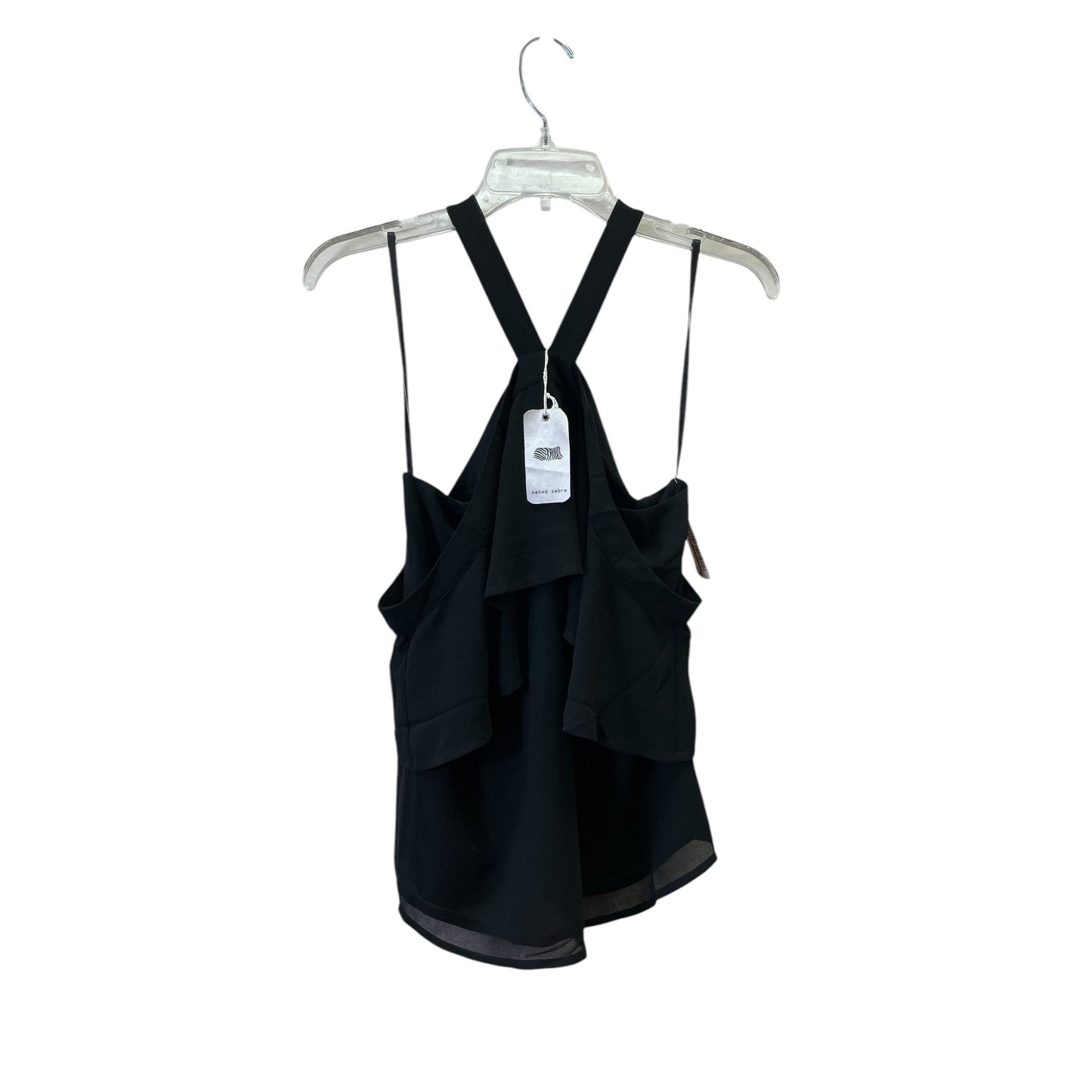 Top Sleeveless By Naked Zebra In Black, Size:S