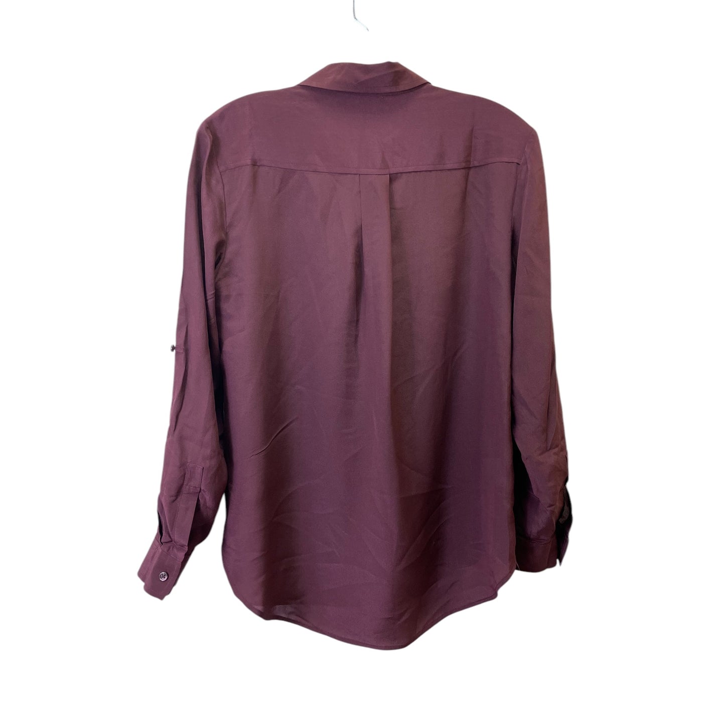 Top Ls By Ann Taylor In Maroon, Size:S