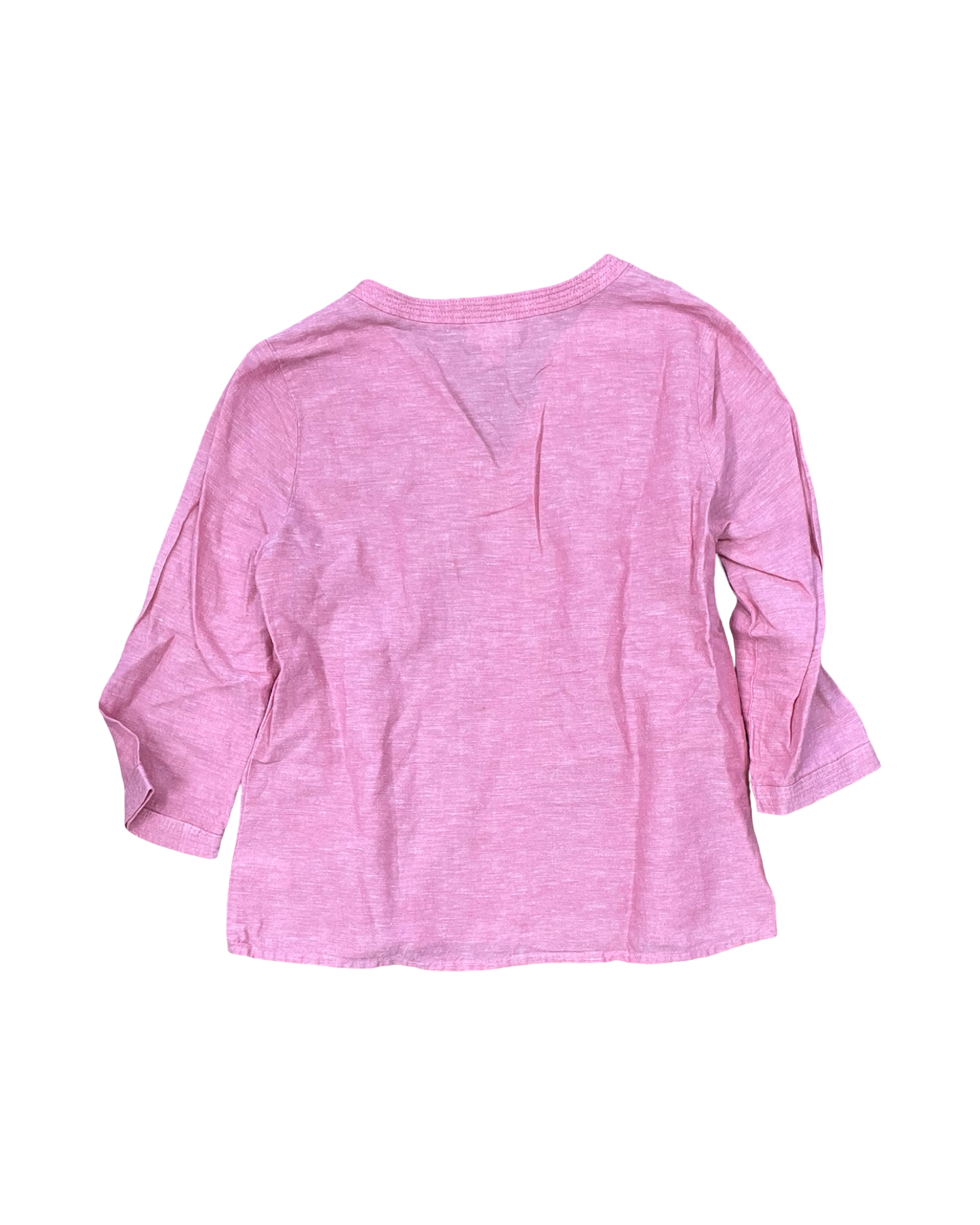 Top 3/4 Sleeve By Liz Claiborne In Pink, Size:S