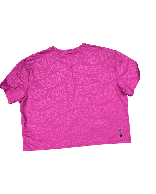 Athletic Top Ss By Under Armour In Pink, Size:L