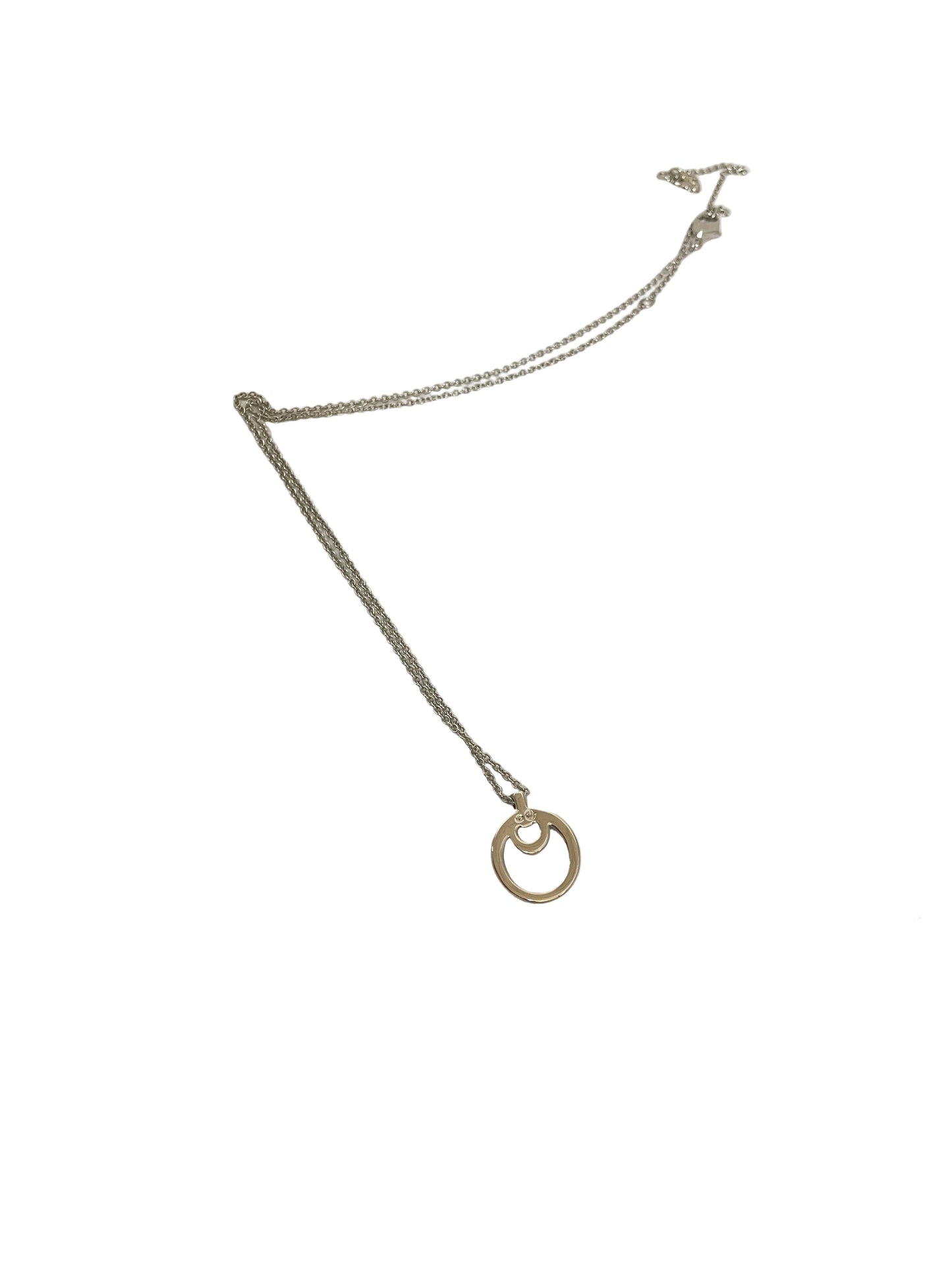 Necklace Designer By Swarovski In Silver
