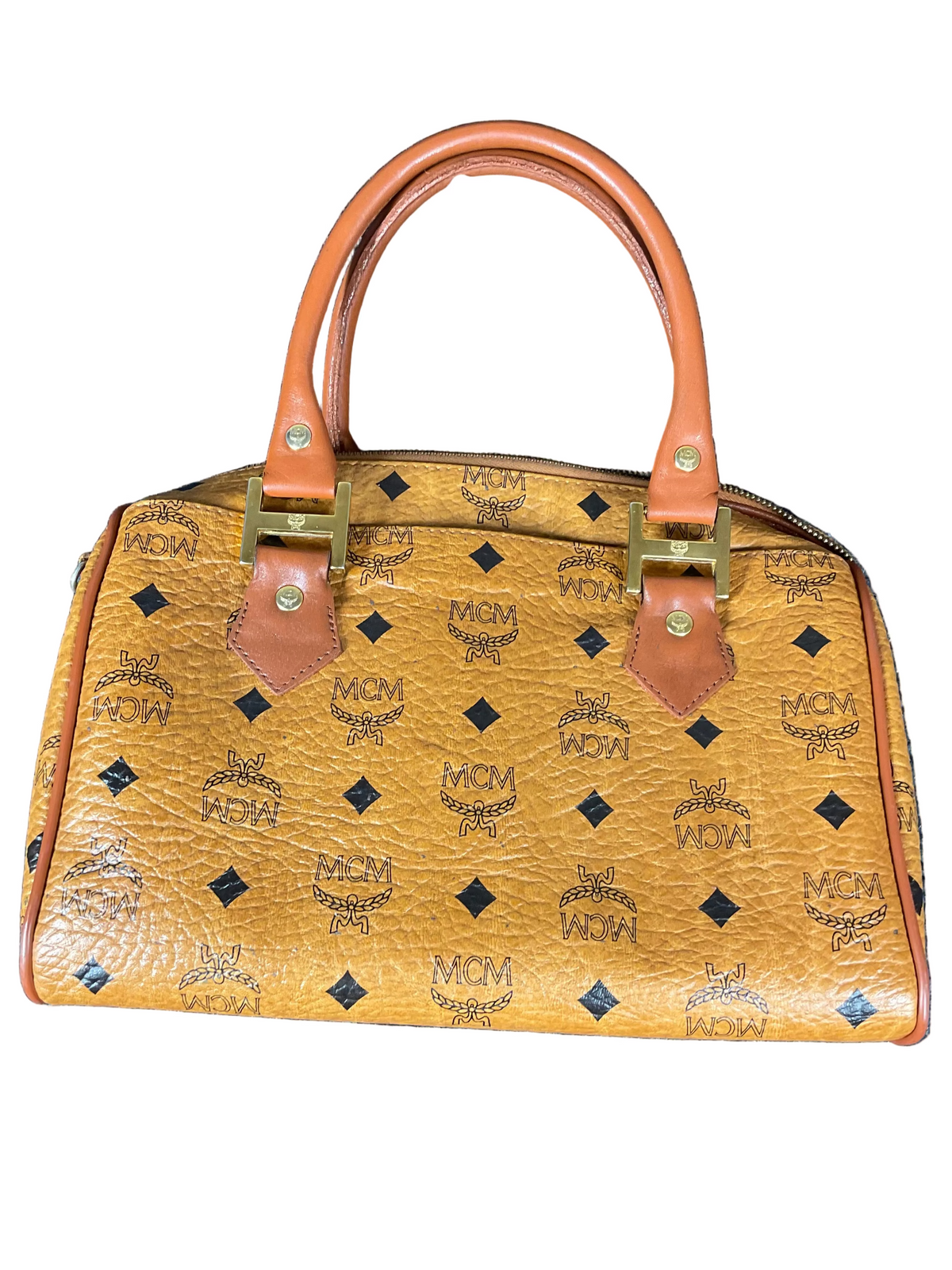 Handbag Luxury Designer By Mcm, Size: Small