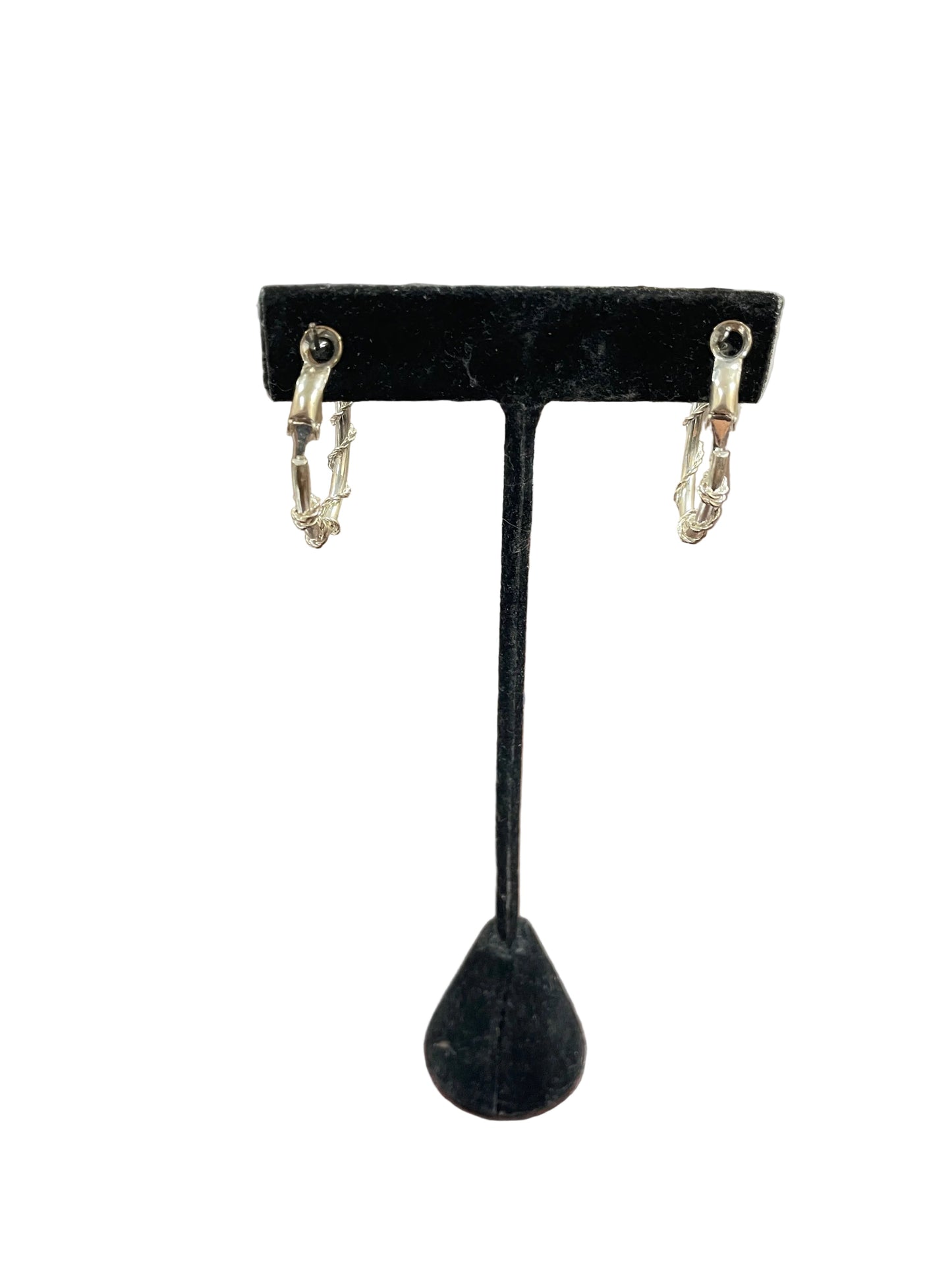 Earrings Hoop By Clothes Mentor In Silver