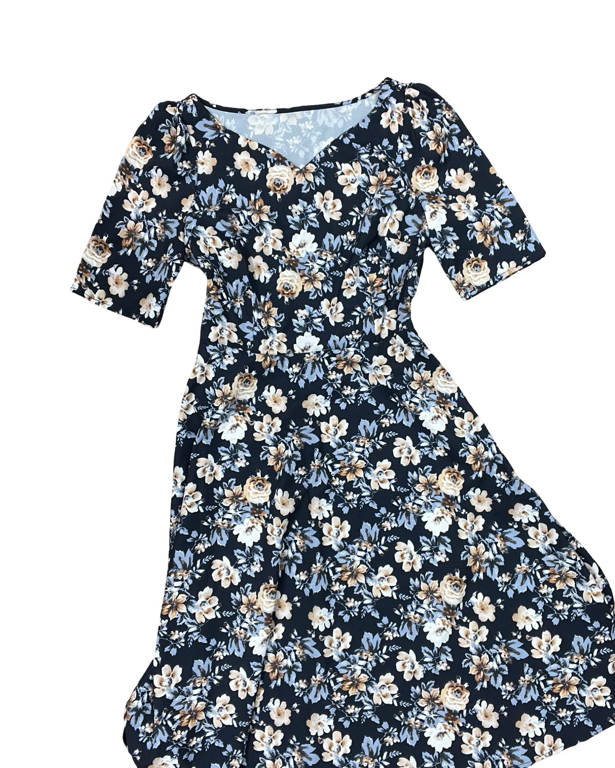 Dress Work By Clothes Mentor In Navy, Size:S