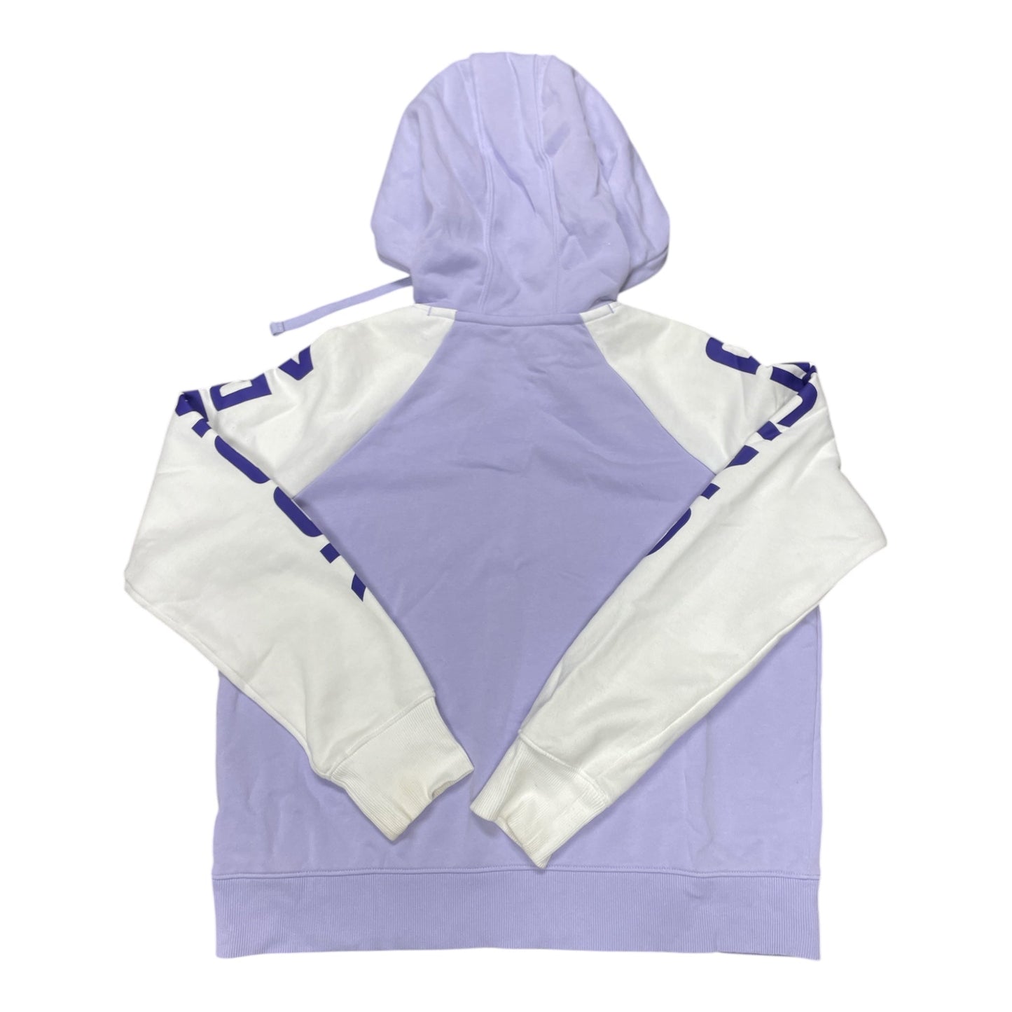 Athletic Sweatshirt Hoodie By Under Armour In Purple & White, Size:S