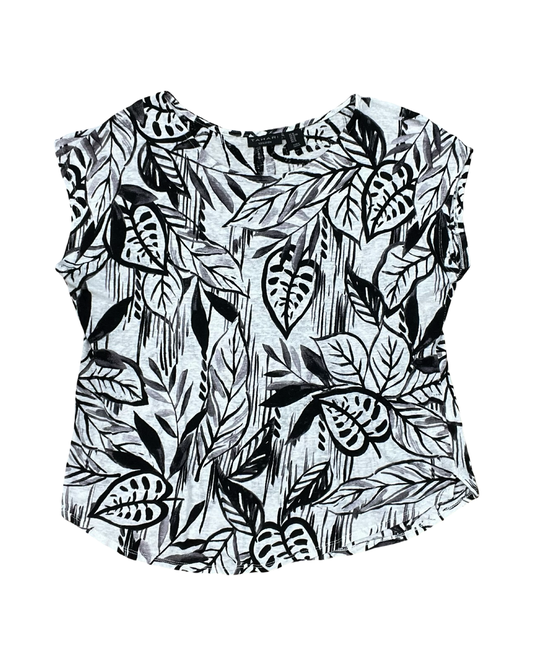 Top Ss By Tahari In Black & White, Size:Xl