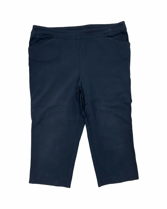 Pants Cropped By Time And Tru In Black, Size:12