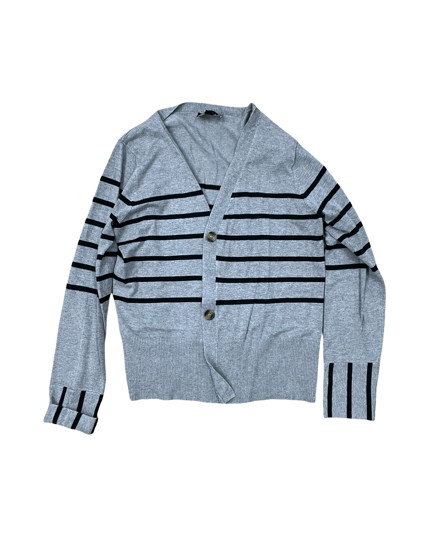 Sweater Cardigan By Premise In Grey, Size:L