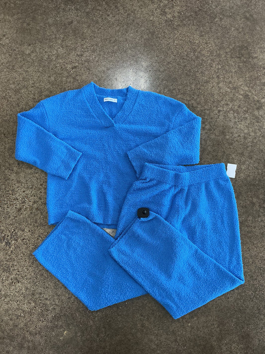 Lounge Set Pants By Prettygarden In Blue, Size:S