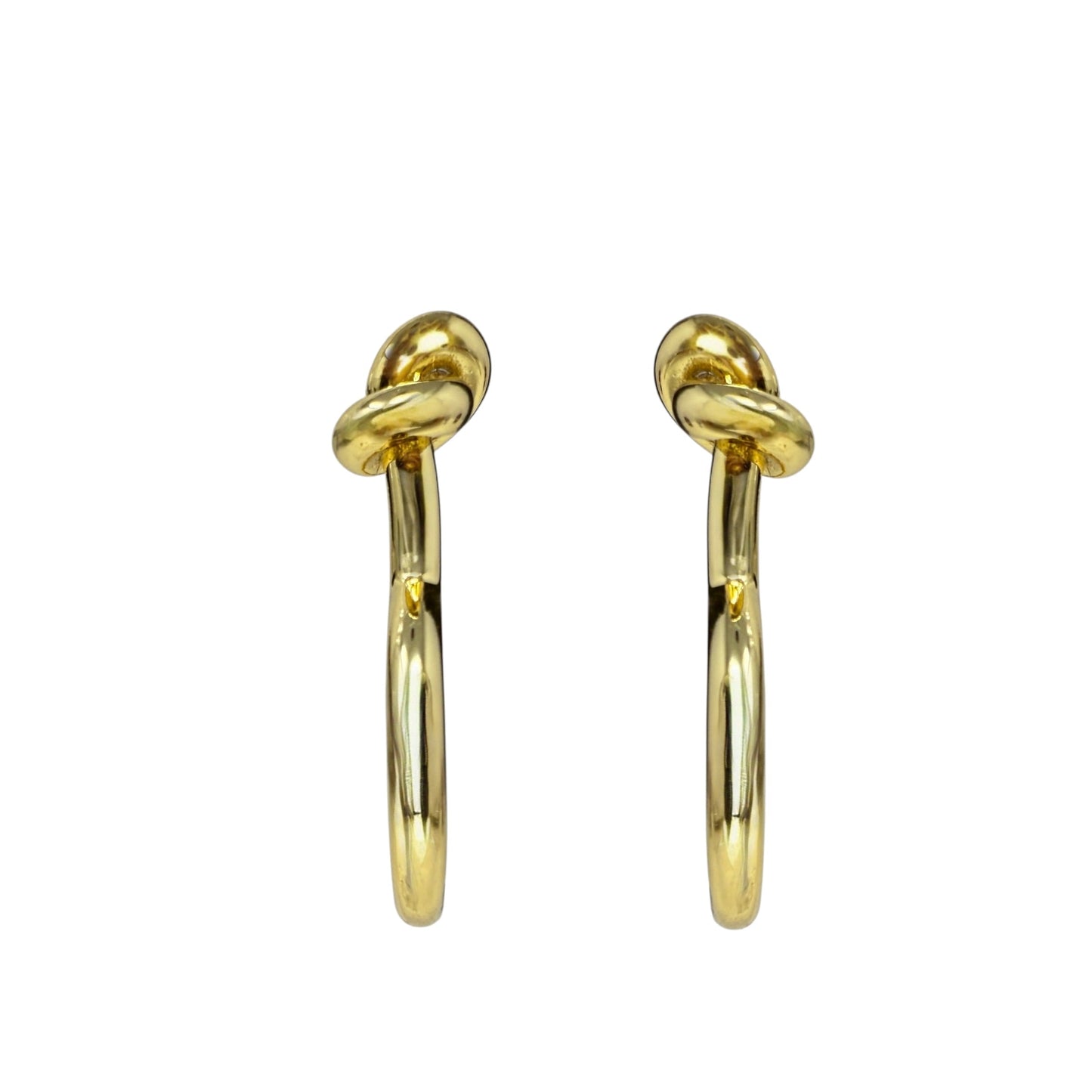 Knotted Heart Hoop Earrings By Michael By Michael Kors